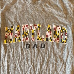 Gray Maryland Dad T-Shirt